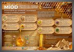 Tablica edukacyjna 60x42cm- WŁAŚCIWOŚCI MIODU