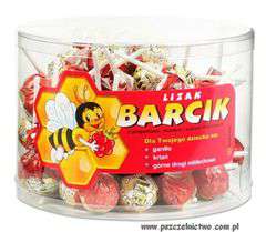 Barcik- lizak malina, miód, propolis