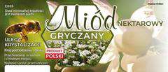 Etykiety na miód gryczany opakowanie 100 szt