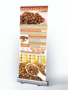Roll-up edukacyjny 85x200cm PIERZGA PSZCZELA