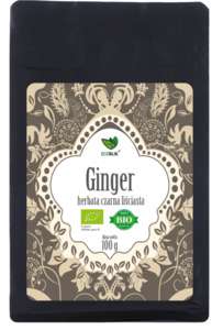 Herbata Czarna GINGER 100g – Ecoblik | Rozgrzewająca Moc Imbiru